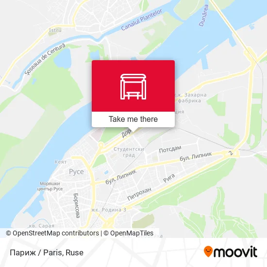 Карта Париж / Paris