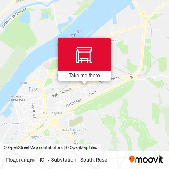 Карта Подстанция - Юг / Substation - South