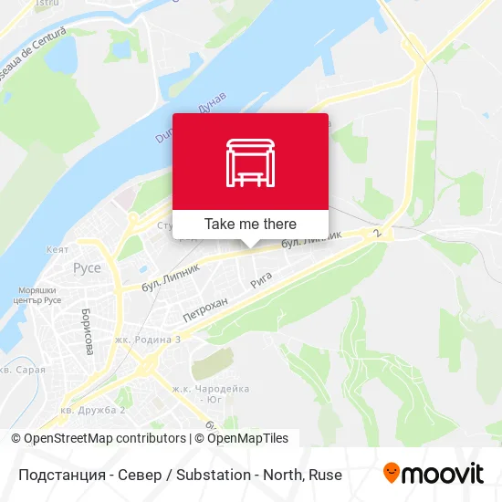 Карта Подстанция - Север / Substation - North