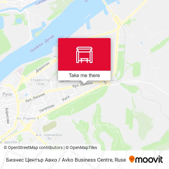 Карта Бизнес Център Авко / Avko Business Centre