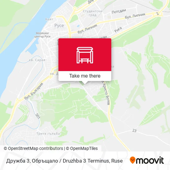 Карта Дружба 3, Обръщало / Druzhba 3 Terminus