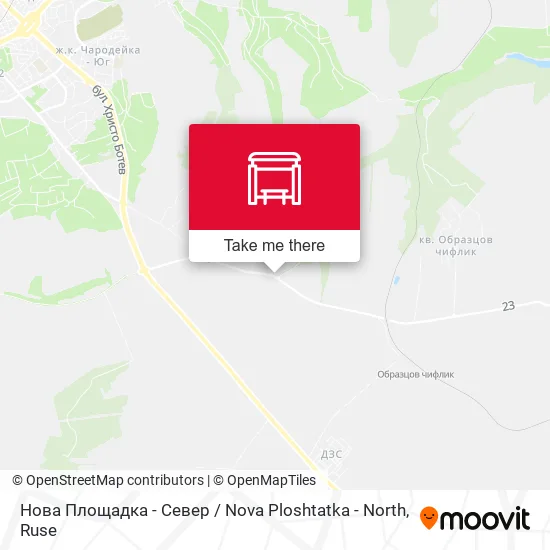 Карта Нова Площадка - Север / Nova Ploshtatka - North