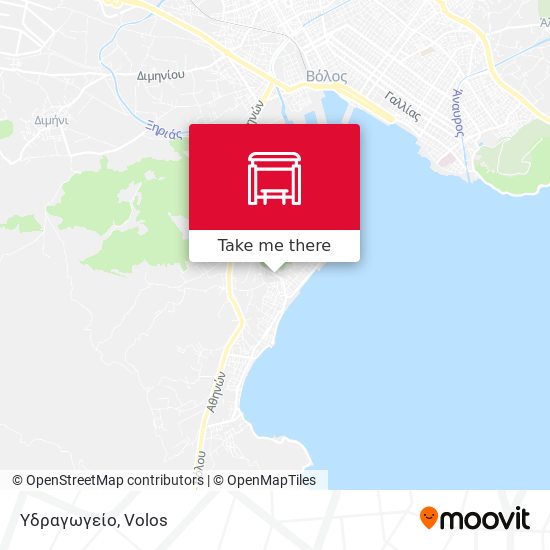 Υδραγωγείο map