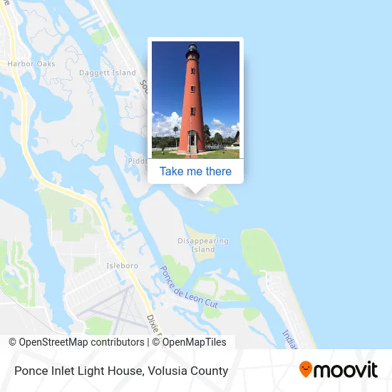 Ponce Inlet Light House map