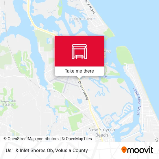 Us1 & Inlet Shores Ob map