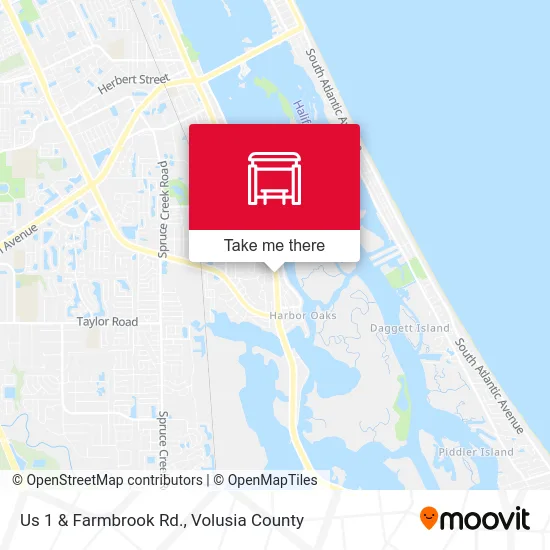 Us 1 & Farmbrook Rd. map