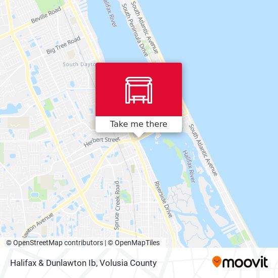Halifax & Dunlawton Ib map