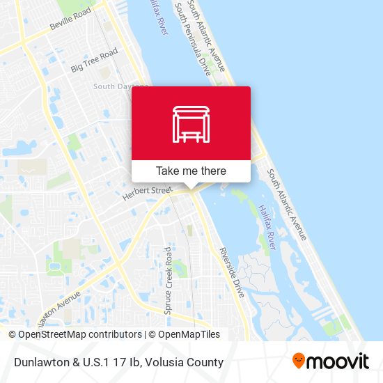 Dunlawton & U.S.1 17  Ib map