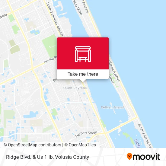 Ridge Blvd. & Us 1 Ib map