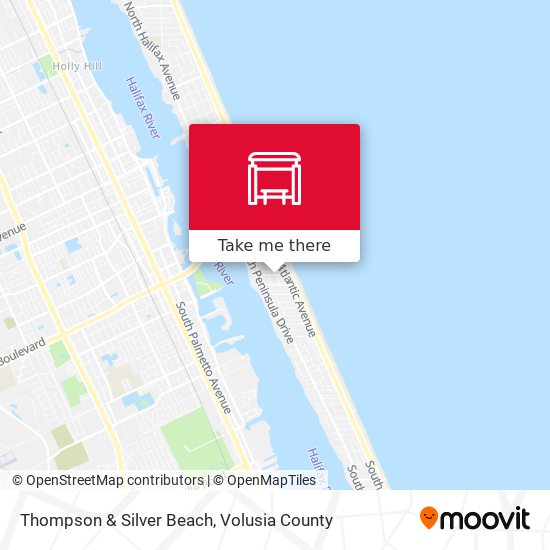 Thompson & Silver Beach map