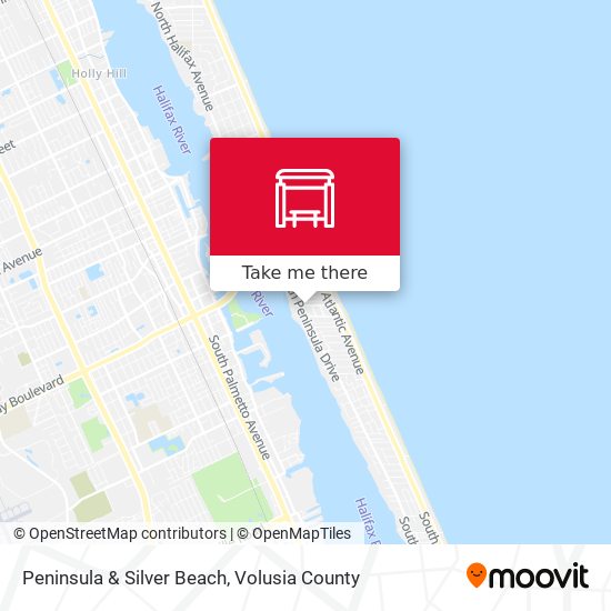 Peninsula & Silver Beach map