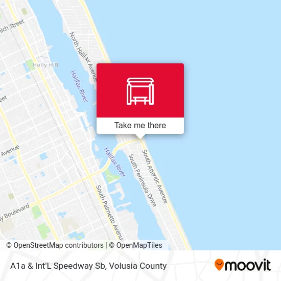 A1a & Int'L Speedway  Sb map