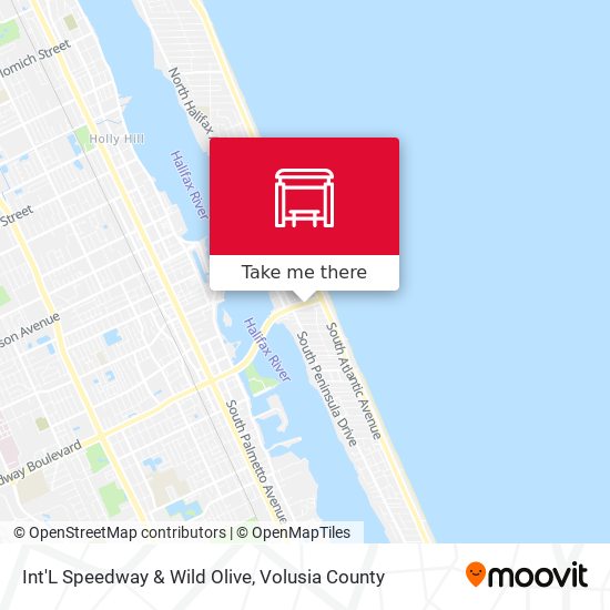 Int'L Speedway & Wild Olive map