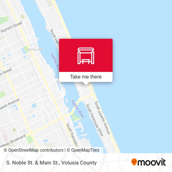 S. Noble St. & Main St. map