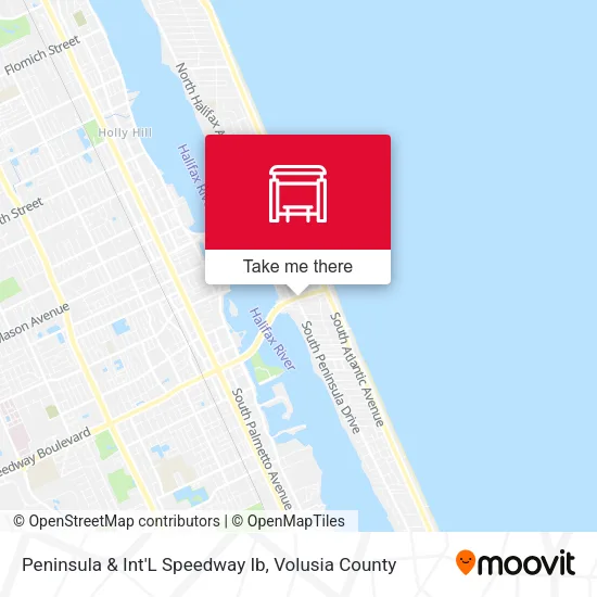 Peninsula & Int'L Speedway Ib map