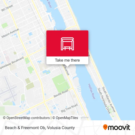 Beach & Freemont Ob map