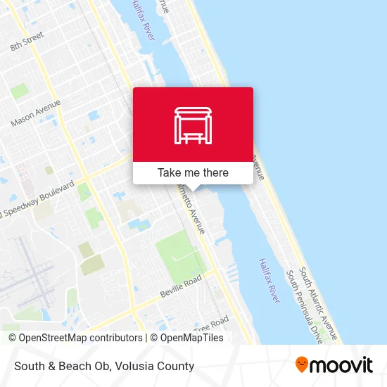South & Beach Ob map