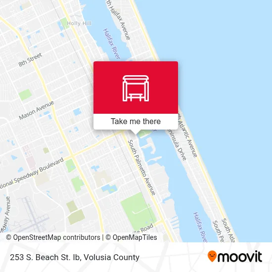 253 S. Beach St.  Ib map