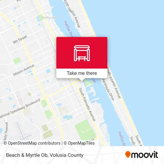 Beach & Myrtle Ob map