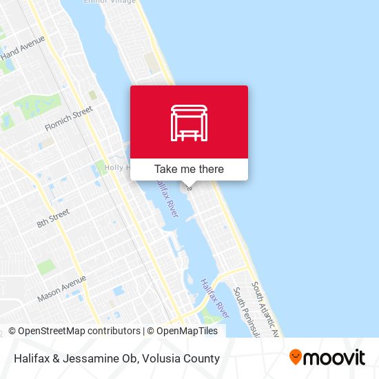 Halifax & Jessamine Ob map