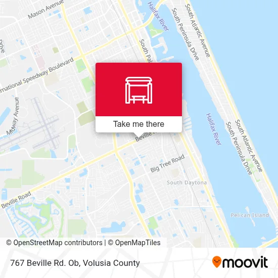 767 Beville Rd. Ob map