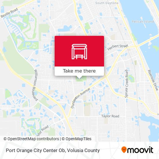 Port Orange City Center  Ob map