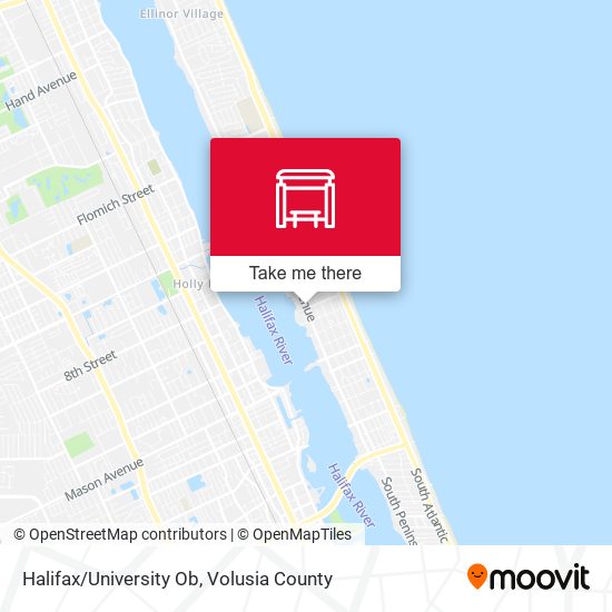 Halifax/University Ob map