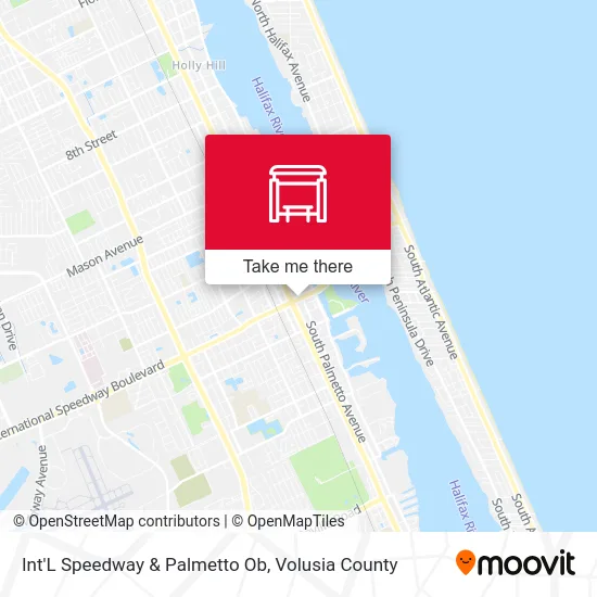 Int'L Speedway & Palmetto Ob map
