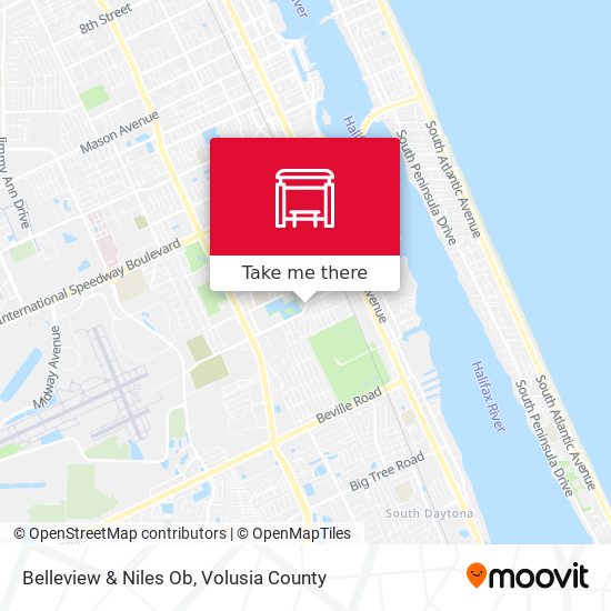 Belleview & Niles Ob map