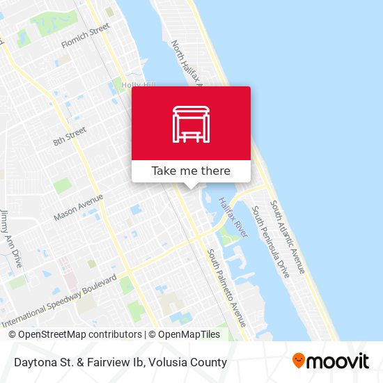 Daytona St. & Fairview Ib map