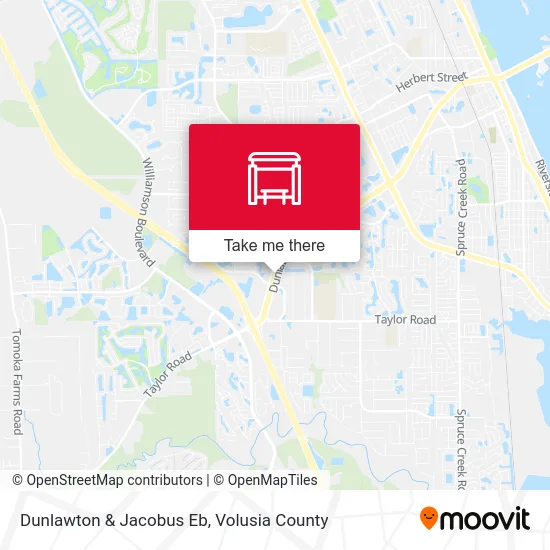 Dunlawton & Jacobus Eb map