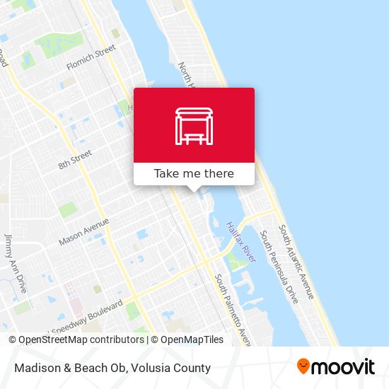 Madison & Beach Ob map