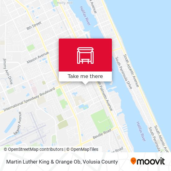 Martin Luther King & Orange Ob map