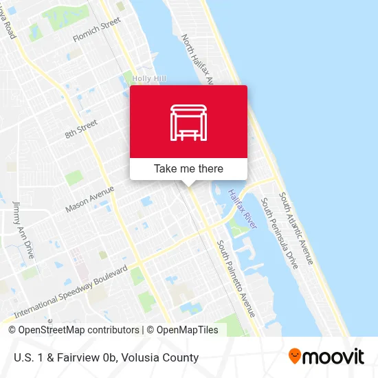 U.S. 1 & Fairview 0b map