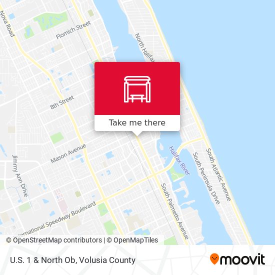 Mapa de U.S. 1 & North Ob