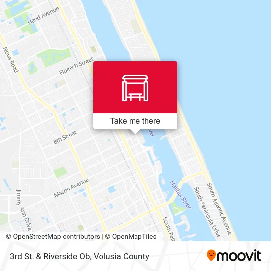 3rd St. & Riverside Ob map