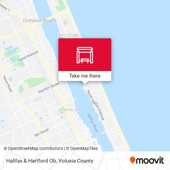 Halifax & Hartford Ob map