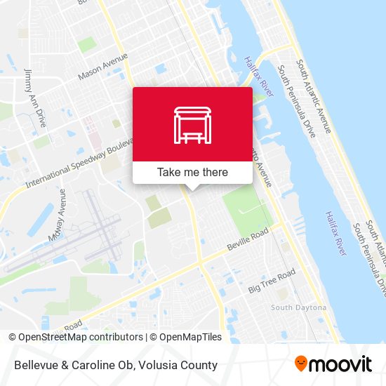 Bellevue & Caroline Ob map