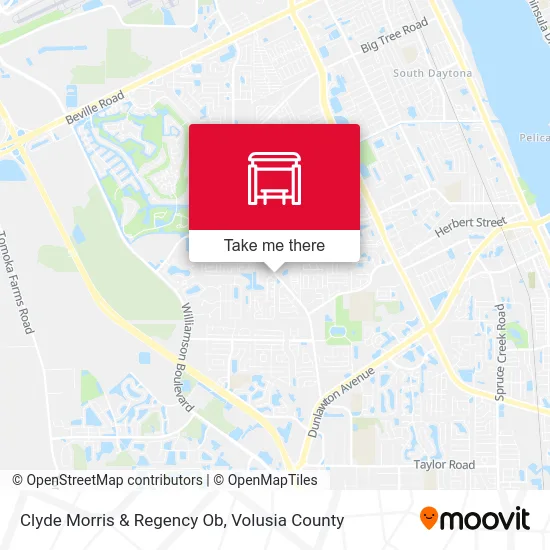 Clyde Morris & Regency Ob map