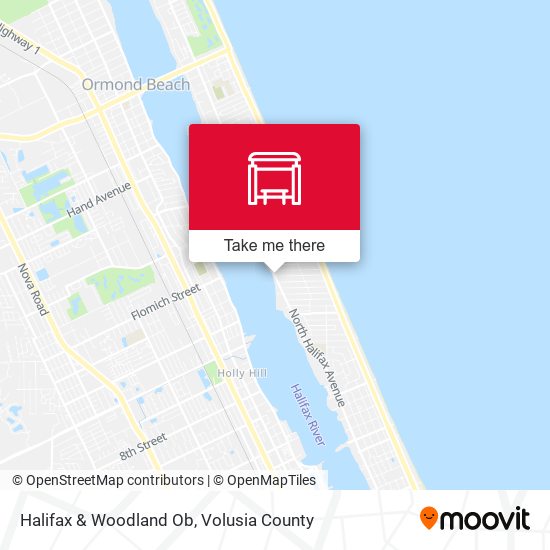 Halifax & Woodland Ob map