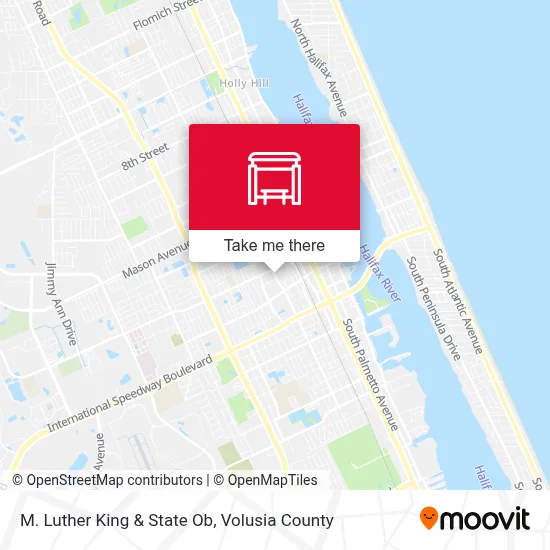 M. Luther King & State Ob map