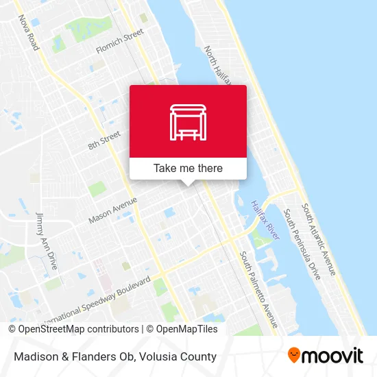 Madison & Flanders Ob map