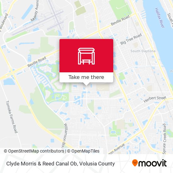 Mapa de Clyde Morris & Reed Canal Ob
