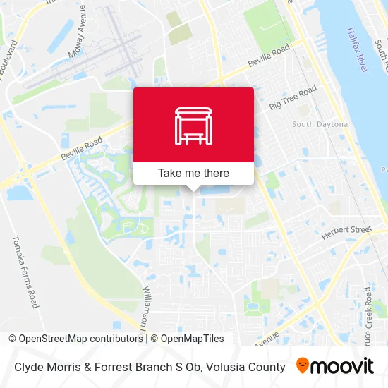 Clyde Morris & Forrest Branch S Ob map