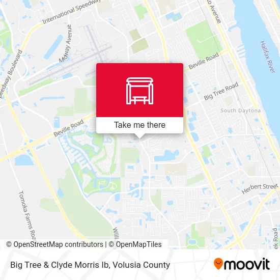 Big Tree & Clyde Morris Ib map