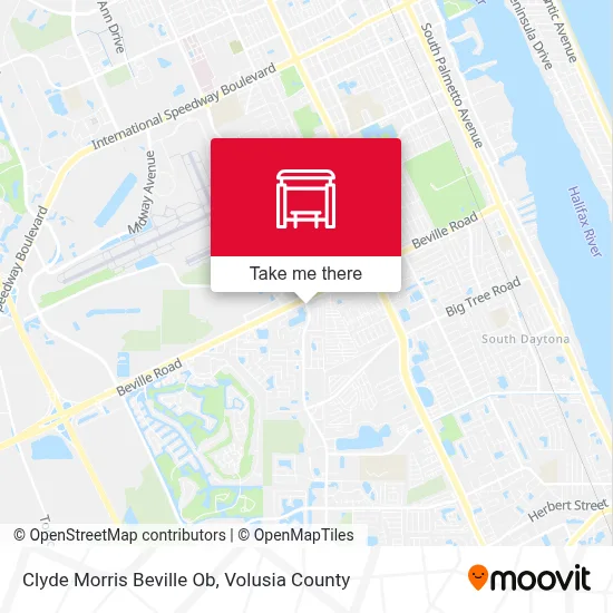 Clyde Morris   Beville Ob map