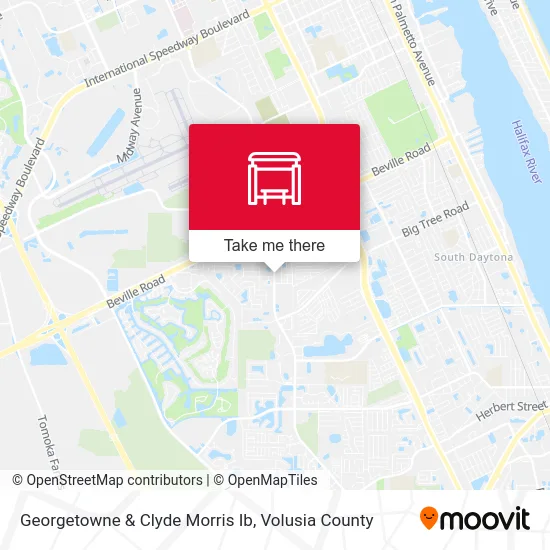 Georgetowne & Clyde Morris Ib map