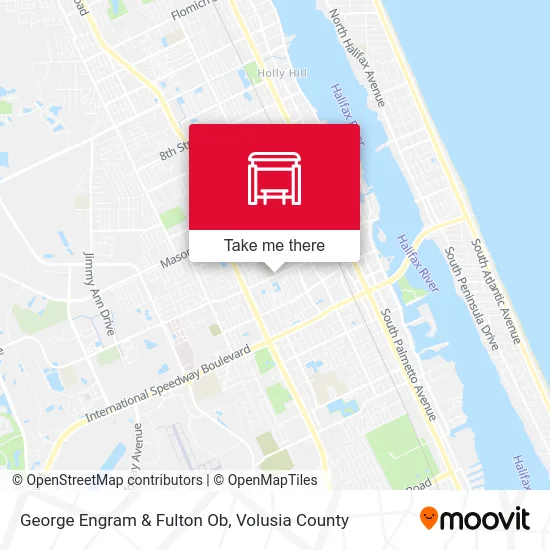 George Engram & Fulton Ob map