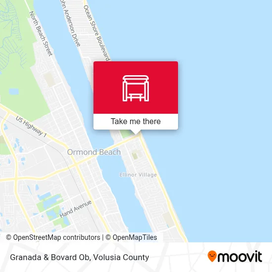 Granada & Bovard Ob map