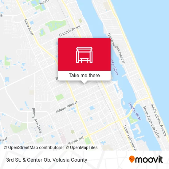 3rd St. & Center Ob map